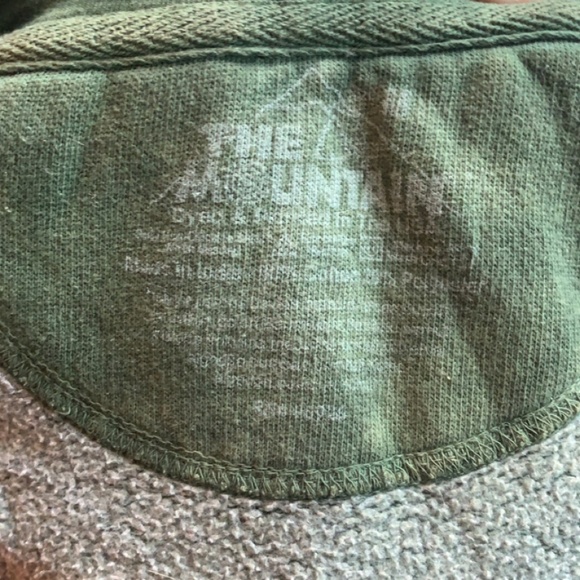 🐅 The Mountain VINTAGE Hoodie TIGERS Green Tie Dye Unisex Sweatshirt Medium - Picture 7 of 16